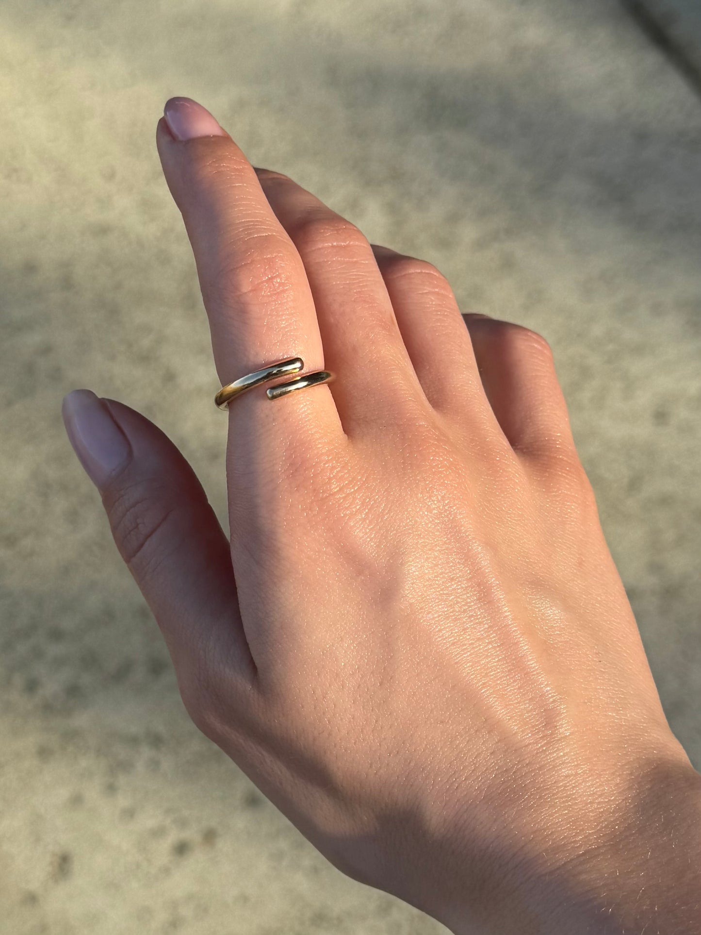 MISS gold ring