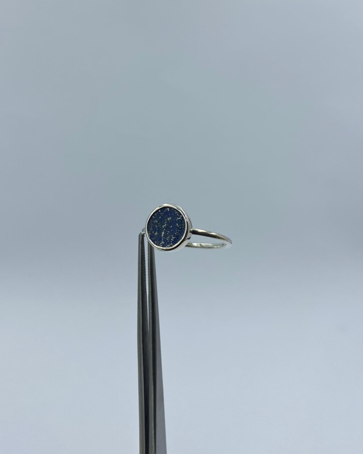 Gem Ring - Lapis Srebrny