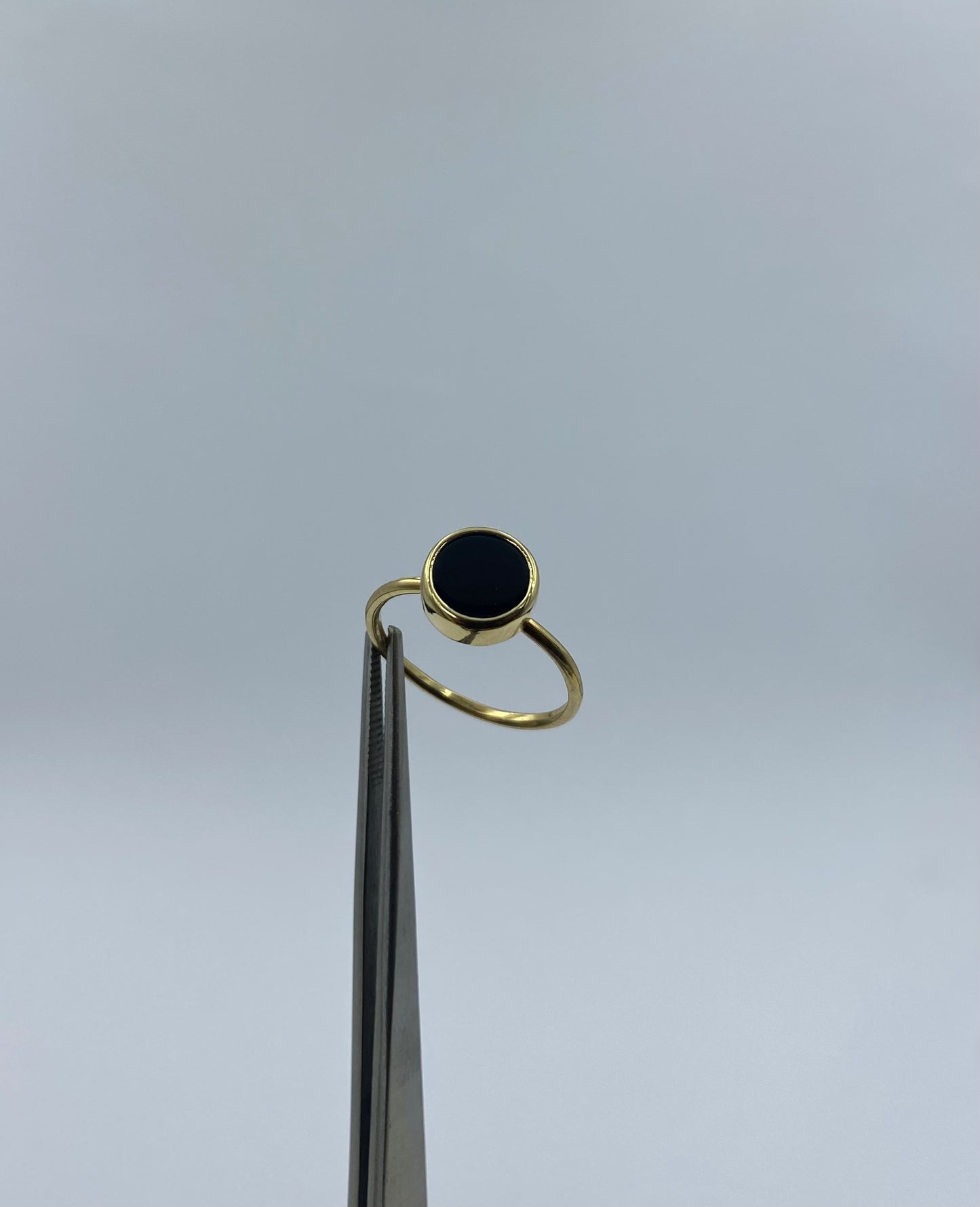 Gem Ring - Onyks Złoty
