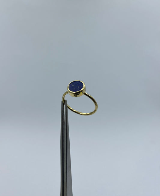 Gem Ring - Lapis Złoty