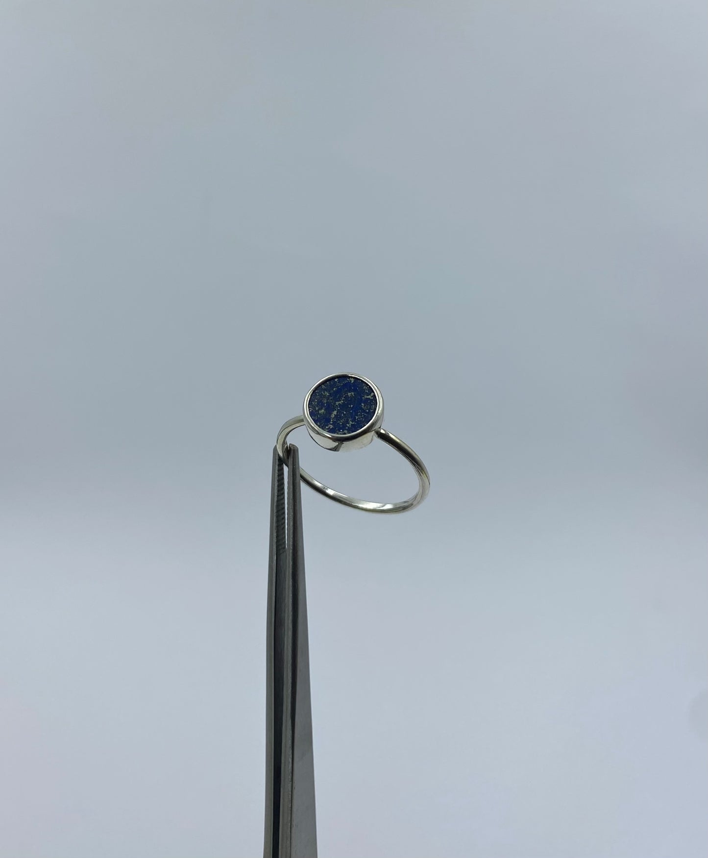 Gem Ring - Lapis Srebrny