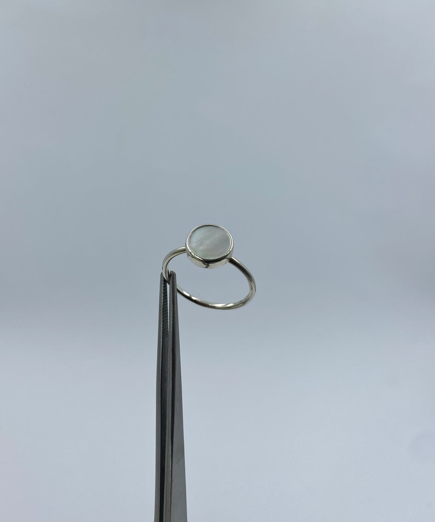 Gem Ring - Muszla Srebrny
