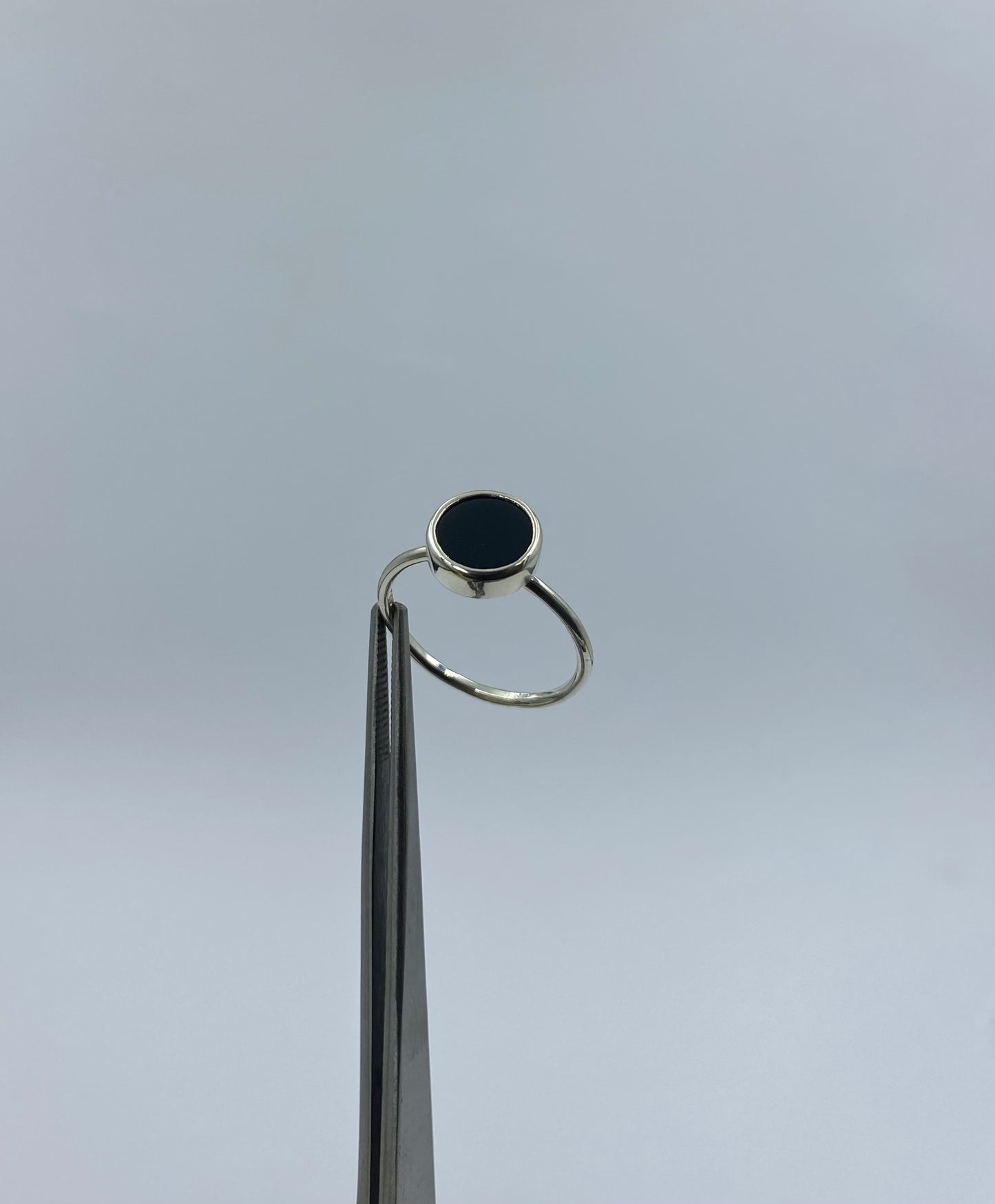 Gem Ring - Onyks Srebrny