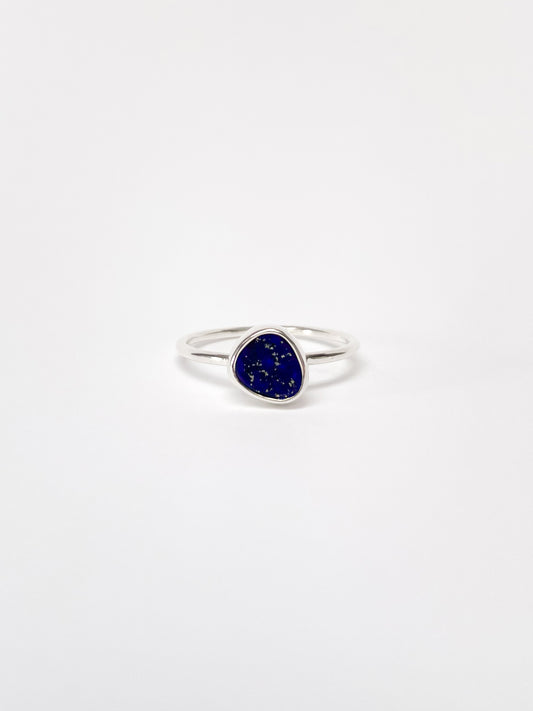 GEM RING - LAPIS SILVER