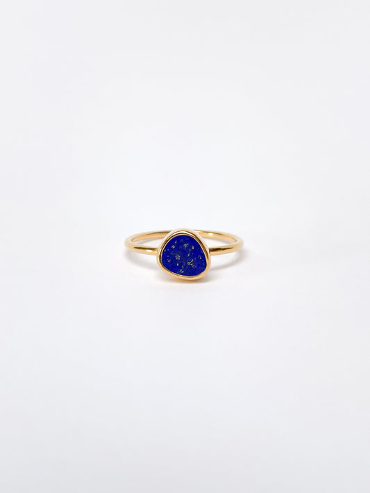 GEM RING - LAPIS GOLD