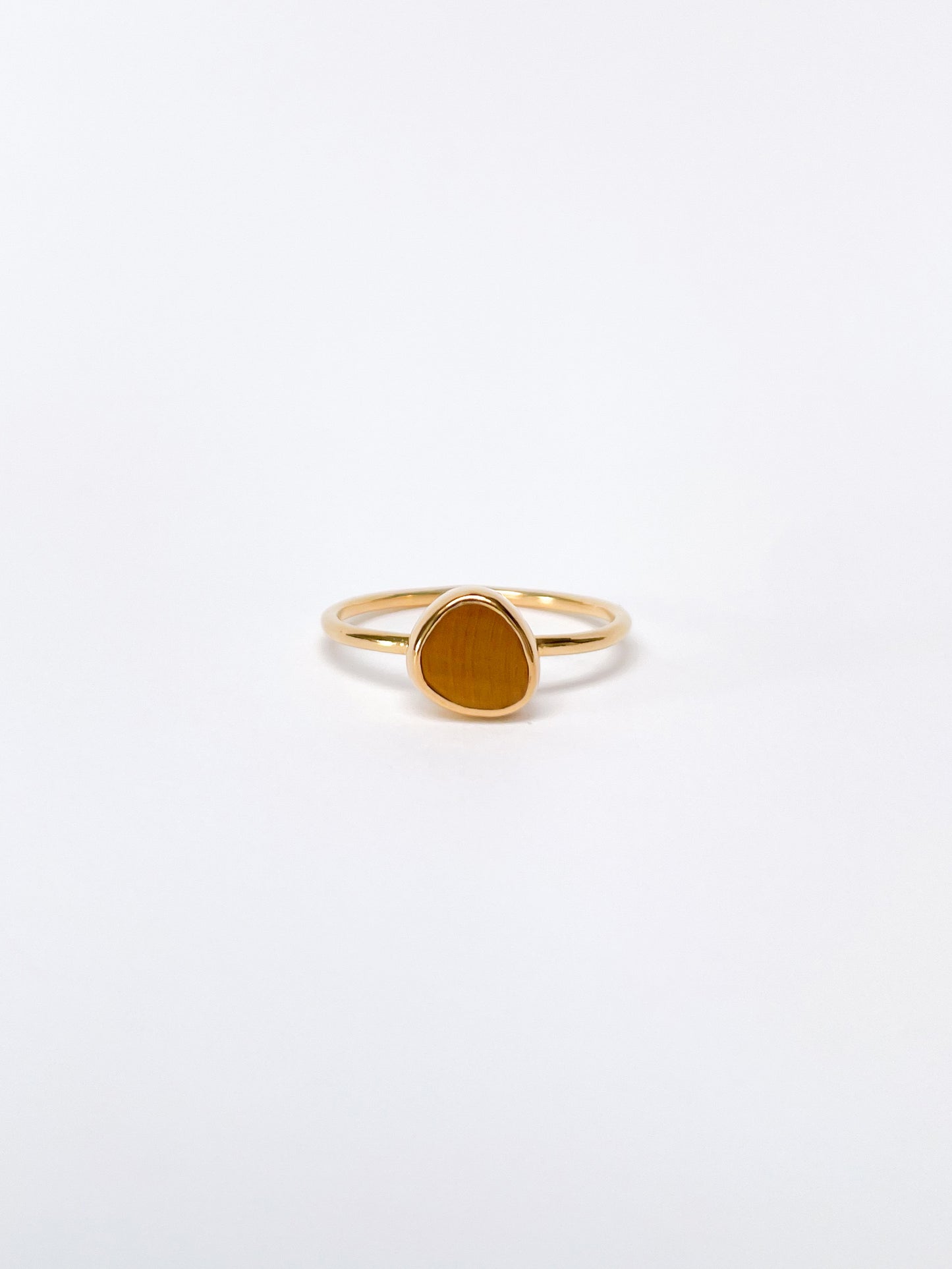 GEM RING - TIGER EYE GOLD