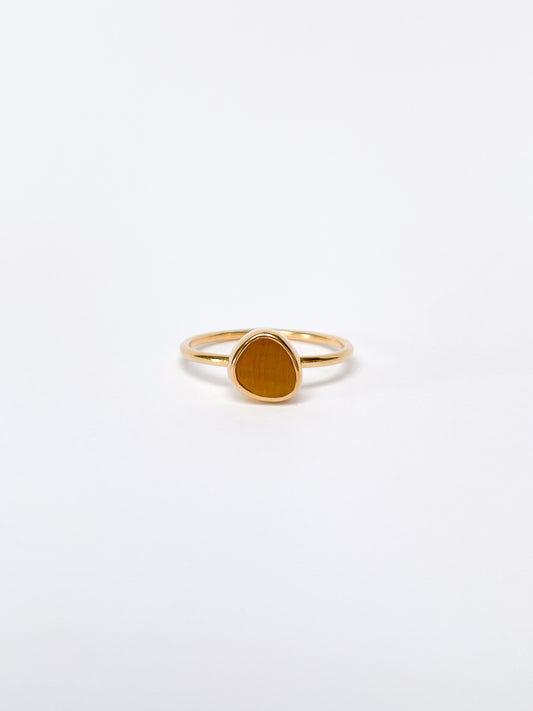 GEM RING - TIGER EYE GOLD