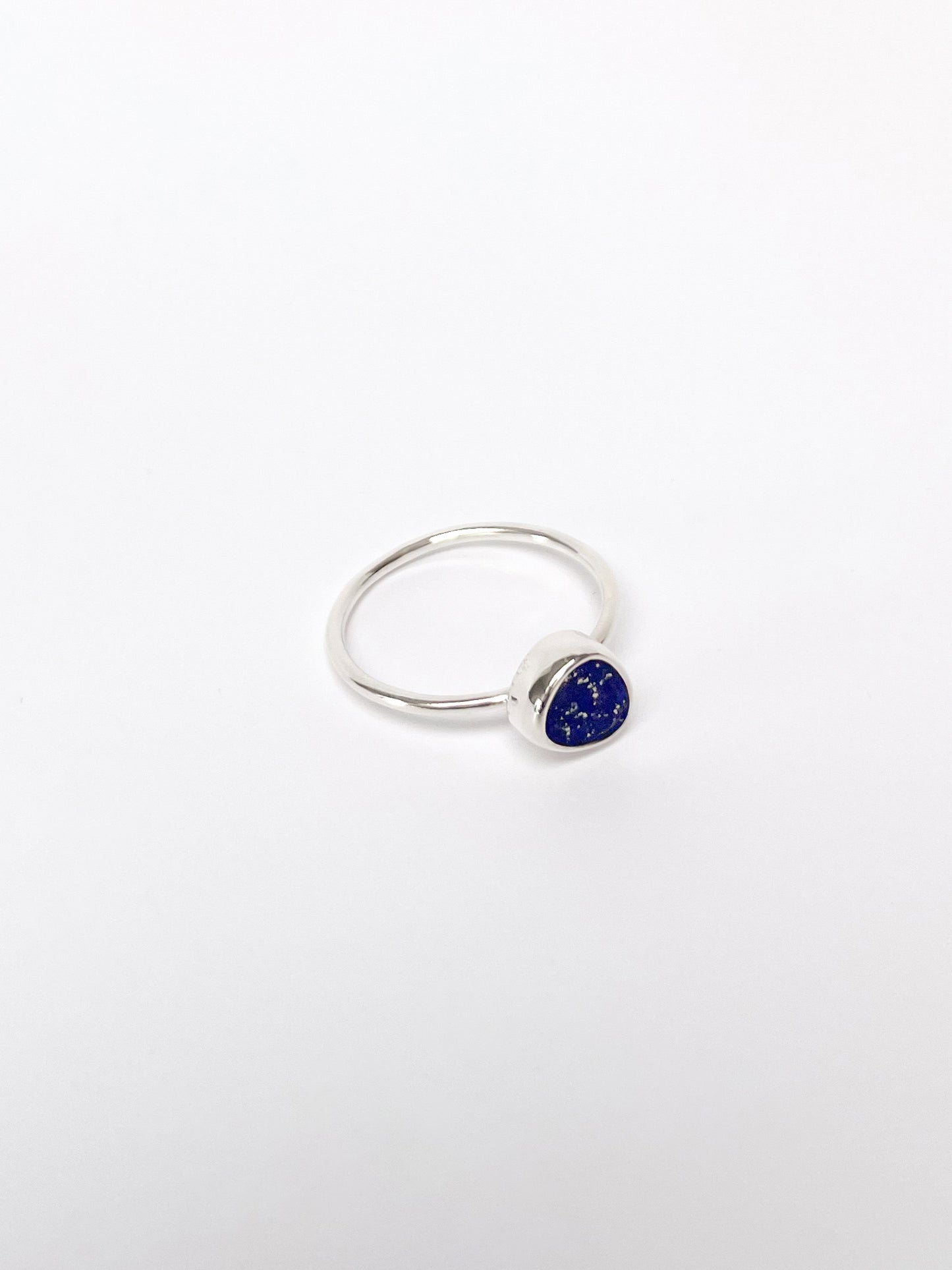 GEM RING - LAPIS SILVER