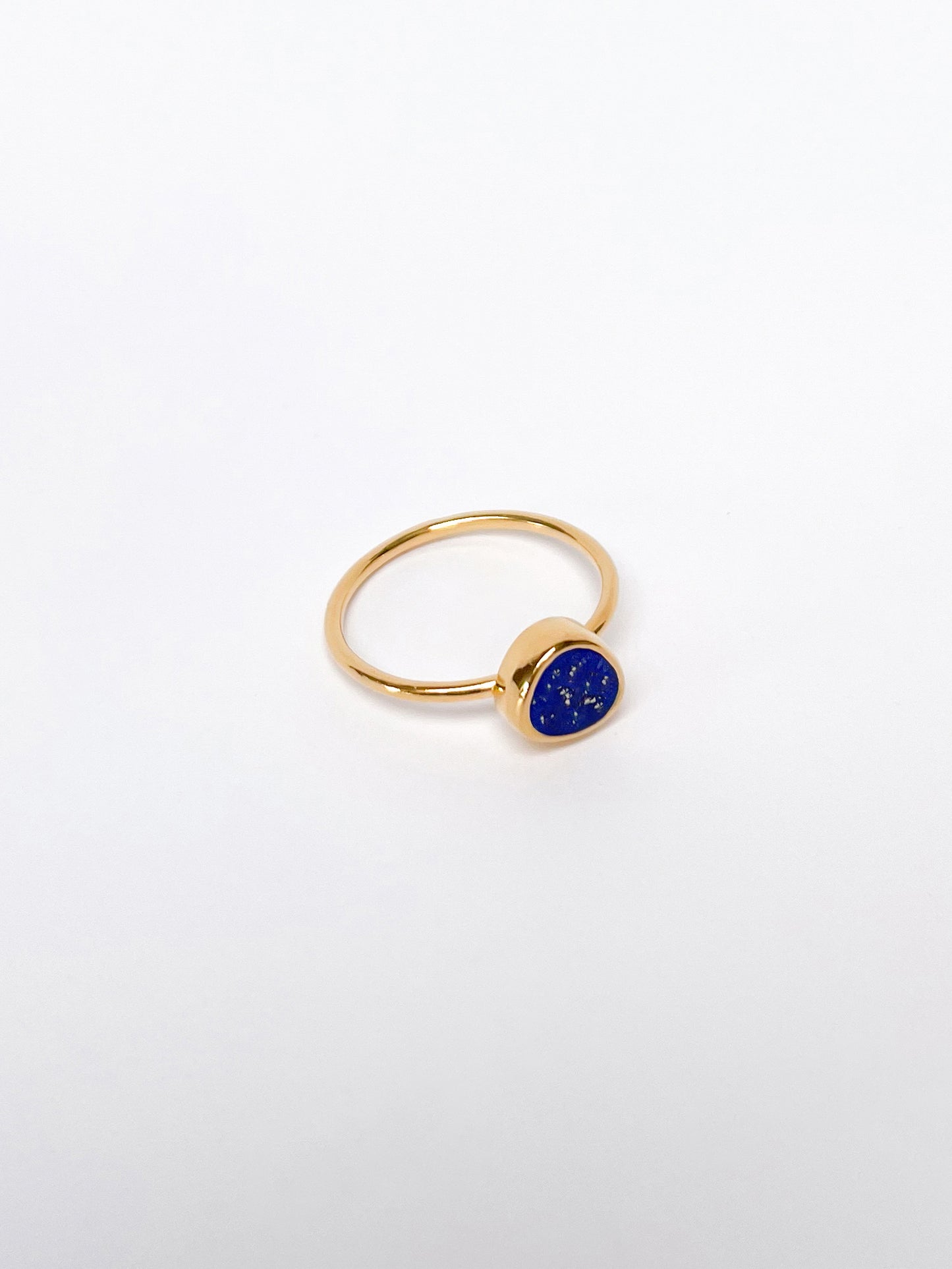 GEM RING - LAPIS GOLD