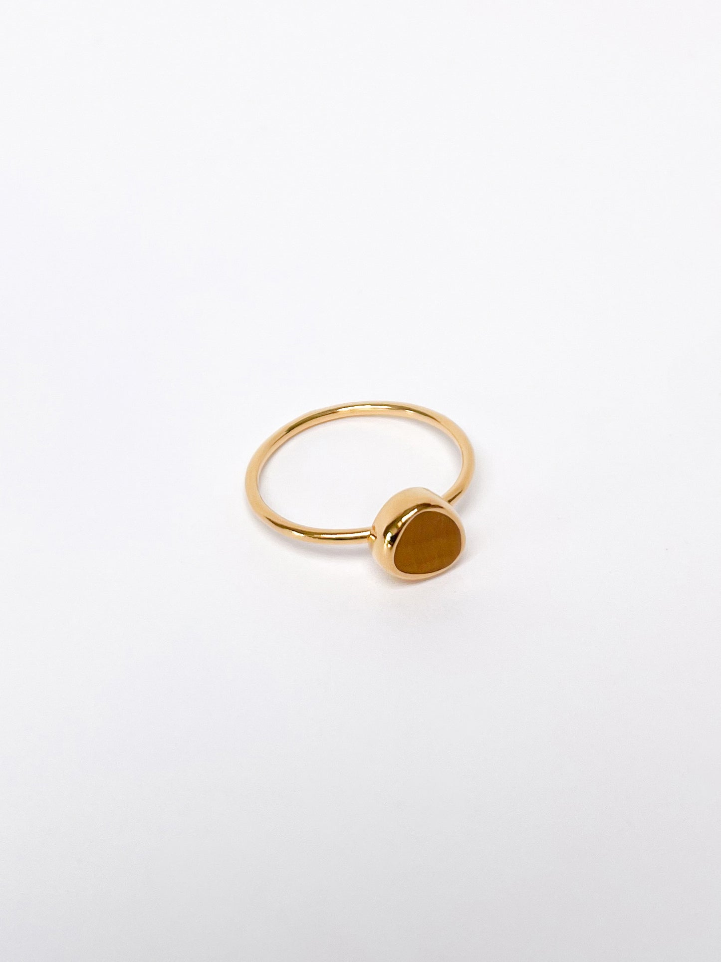 GEM RING - TIGER EYE GOLD